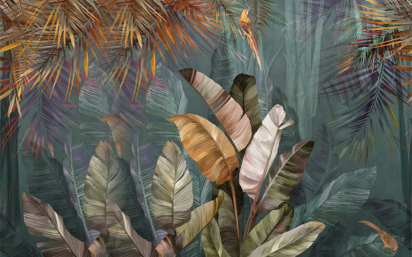Фотообои тропические листья