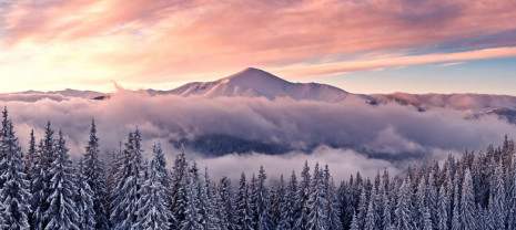 Фотошпалери гірська панорама