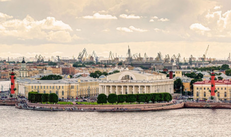 Фотообои панорама санкт-петербурга