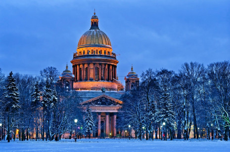 Фотообои зимний санкт-петербург