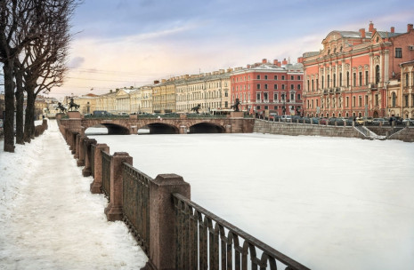 Фотошпалери зимова панорама